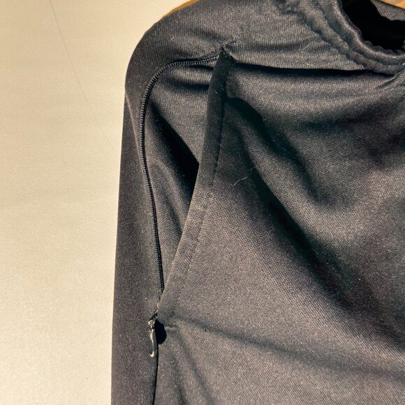 Adidas Clima365 Black Athletic Track Pants with Reflective Stripes - Size M - Picture 3 of 6